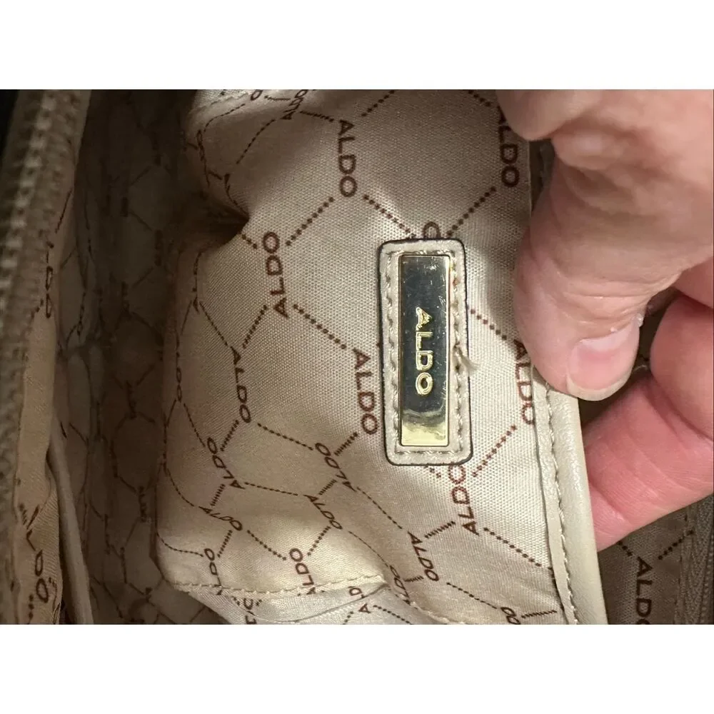 ALDO Quilted Shoulder Tote | Gold Chain Business Casual Handbag